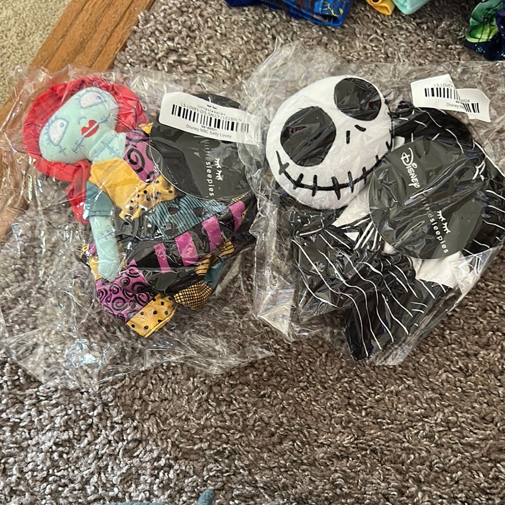 Little Sleepies Disney Colorful Nightmare Before Christmas Lovey’s